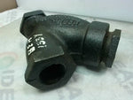  Keckley Style B  Threaded Y-Strainer Valve 1" NPT Iron Pipe Fitting 250Lbs Image