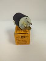  Hubbell HBL4770C Twist Lock Plug 15A 277V 2P 3-Wire (QTY) Image