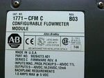  Allen Bradley 1771-CFM Ser. CC Rev. BO3 Configurable Flowmeter Module NICE! Image