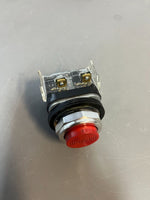  Allen Bradley 800T-B Red Push Button Image