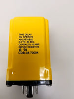  Potter & Brumfield CDB-38-70004 Timer 0.6 TO 60 Seconds Time Delay 120VAC Input Image