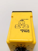  Potter & Brumfield CDB-38-70004 Timer 0.6 TO 60 Seconds Time Delay 120VAC Input Image