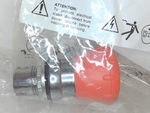  Allen Bradley 800FM-MT44 40mm Non-Illuminated Red Push Button Round Image