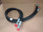  Parker 302/301-8 Hydraulic Hose 1/2"NPT 36" 4000PSI Image