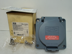  Hubbell HBL2730SW Receptacle Watertight 30A 3Ph 480V Safety Shroud Twist-Lock Image