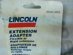  Lincoln Industrial 5858 Grease Coupler Extension Flex/Rigid 13" Image