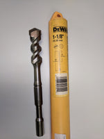  DEWALT DW5724 1-1/8"  X 5" X 10" Long Hammer Drill Bit, 2 Cutter Spline Shank Hammer Bit Image