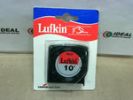  Lufkin Y8210 1/2" x 10' Mezurall Economy Power Return Tape Measure Black Image