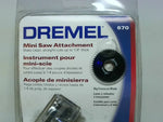  Dremel 670 Mini Saw Attachment w/ Blade Factory Sealed Image