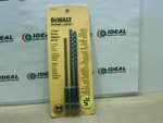  DEWALT DW2571 Masonry Drill Bit Set, Rotary, 3-Piece 5/32", 3/16", 1/4" Image