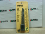  DEWALT DW2571 Masonry Drill Bit Set, Rotary, 3-Piece 5/32", 3/16", 1/4" Image
