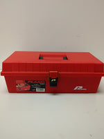  Plano 100 Red Plastic Portable Tool Box 15-3/8" L x 7-3/4"W x 5-1/4"H Image