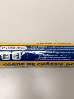  Hooven Allison #7 (7/32") x 100FT Solid Braided Sash Cord 75LB Work Load Image