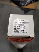  S&C Electric SMU-40 832020 Power Fuse 20E Amp 14.4kV-17.0kV TCC 119.2 Slow Image