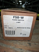  MCDONNELL & MILLER FS8-W LIQUID FLOW SWITCH, 1" NPT, Image