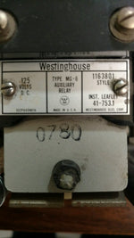  WESTINGHOUSE MG6 RELAY Image