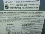  Allen Bradley 40050-554-01 Combination Controller With Control Transformer Series B Image