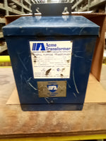  Acme Electric T-2-53013-4S 3.0KVA 1PH Transformer 240/480V Pri x 120/240V Sec Image