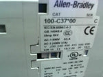  Allen Bradley 100-C37D10 Contactor 120VAC 3-Pole 37AMP Image