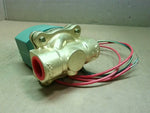  Asco Red Hat 8210G94 1/2" NPT 2-Way Solenoid Valve N.C.220 Volt 150PSI Image