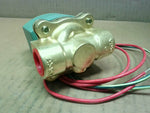  Asco Red Hat 8210G94 1/2" NPT 2-Way Solenoid Valve N.C.220 Volt 150PSI Image