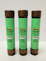 Bussmann FRS-R-35 (3 PCS) Fusetron 35A 600V Time Delay Fuse 35 Amp 600V