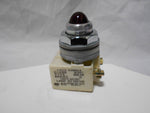  Square D 9001KP38R Pilot Light w/Red Removable Lens w/9001KM38 Light Block 120V Image