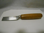  R Murphy 1SQPT Square Point Shoe Knife 1" w/Hardwood Handle (QTY) Image