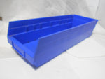  BIN, AKRO-MILS - SMALL BLUE BIN, 17 X 6-1/2 Image