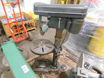  PRESS, CUMMINS - C112, 13" Capacity, 5/8" Chuck, 12-3/4" Diameter Table, Bench Type, Adjustable Table, SPINDLE JT#3, 5 SPEED HEAVY DUTY DRILL PRESS, YUNGNING ELECTRIC MOTOR, HP 50/60 HZ, RPM 1720 Image
