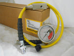  PUMP, ENERPAC - SCH-302H, P382 PUMP HAND TWO SPD 10000 PSI, GF813P GAUGE 10000 PSI/TONS, 1/4" NPT LM, HC7206 HOSE, 6FT, 3/8 NPT + CH-604, GA-3 GAUGE ADAPTOR Image