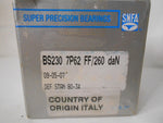  BEARING, SNFA - BS230 7P62FF/260 DAN, SUPER PRECISION BEARING, DEF STAN 80-34 Image