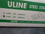  ULINE S-832 Steel Strapping Metal Seals 5/8" (980 PCS) Image