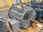  EAC 200HP Design D AC Motor N686Z 1100RPM 460V 3PH TEFC! Image