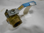  Neles Jamesbury 1-1/2" 21-1136 TTD  Clincher Brass Ball Valve Image