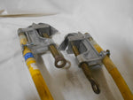  4/0 Electrical Grounding Set 10FT w/Hastings 10375 2" C-Head Ground Clamps (QTY) Nice! Image