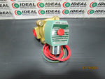  VALVE, ASCO 8210G001, WATER, OIL OR GAS, VALVE .375, 120V, THIS ITEM IS NEW. Image