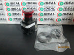  BUTTON, ALLEN BRADLEY 800H-FRXTP16RA1, ILLUMINATED, 2 POS, 120V, RED CAP, 1 NO, 1 NCLB Image