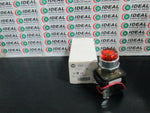  Allen Bradley 800T-PT16A Push-To-Test Pilot Light Amber Lens Color 120V Image