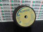  WHEEL, NORTON 57A24-Q4BH, 6000 RPM, 6/4-3/4X2X5/8-11, TAPERED GRINDING WHEEL Image
