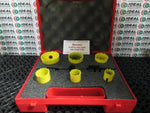  Starrett KV292 Lockset Hole Saw Kit 7/8" Through 2-1/8" w/2 Arbors Image