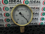  Noshok 15-110-30 Brass Bottom Pressure Gauge 2-1/2" Image