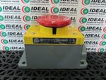  Allen Bradley 800P-S1R1A Palm Operated Push Button Surface Mount Shelf Wear Only Image