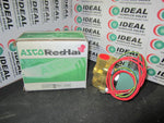  ASCO RedHat 8210G007 1/2" NPT Brass 2-Way Solenoid Valve 110/120VAC Coil Image