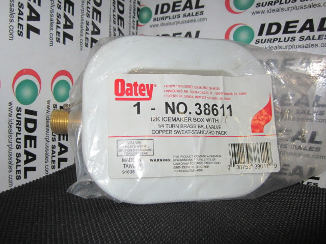 Oatey 38611 Ice Maker Outlet Box w/ Valve – Ideal Surplus