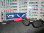 Uvex S0600X SEISMIC Black Frame Clear Lens Safety Glasses With UVEXTRA Coating Image
