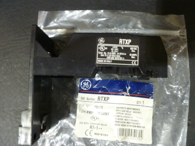GE RTXP Overload Relay panel mount base adapter – Ideal Surplus