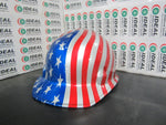  Jackson USA American Flag Hard Hat with Adjustable Suspension Image