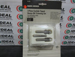  Black & Decker 76350 3 Piece Carbide Tipped Router Bit Trimming Set Image