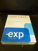  EXP, LASER LABELS 1""X2-5/8IN, EXP00516, 100 SHEETS (3000 LABELS) Image